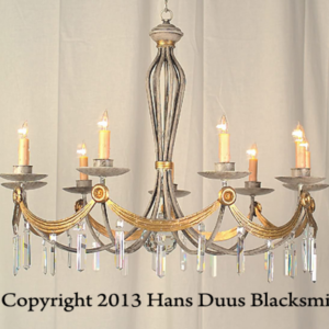 Odense Chandelier With Drapes