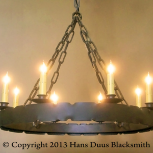 Notched Ring Chandelier