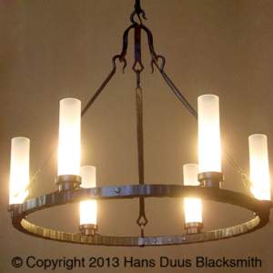Forged Ring Chandelier Single Tier